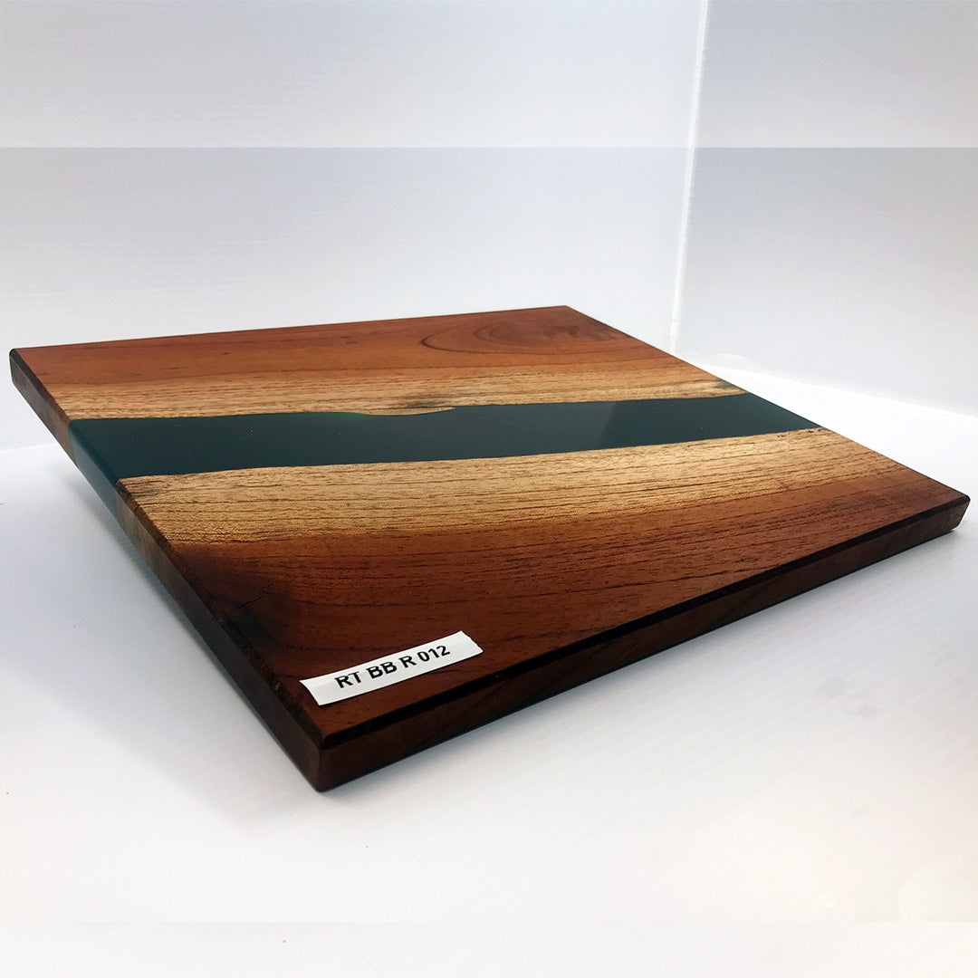 Australian Red Cedar Metallic Green Grazing Board Designs by David G