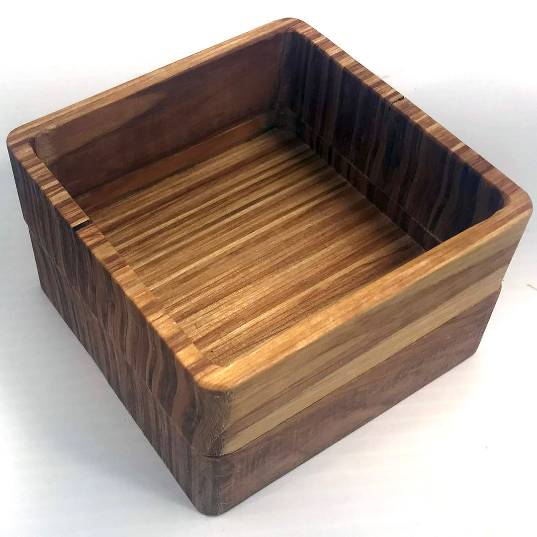 Laminated Birch Four-Coaster Holder Designs by David G